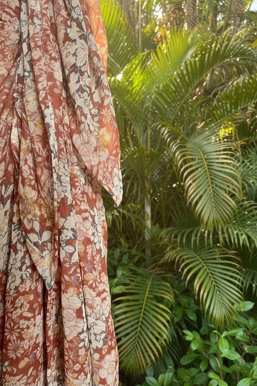 Terracotta Bloom Sarong