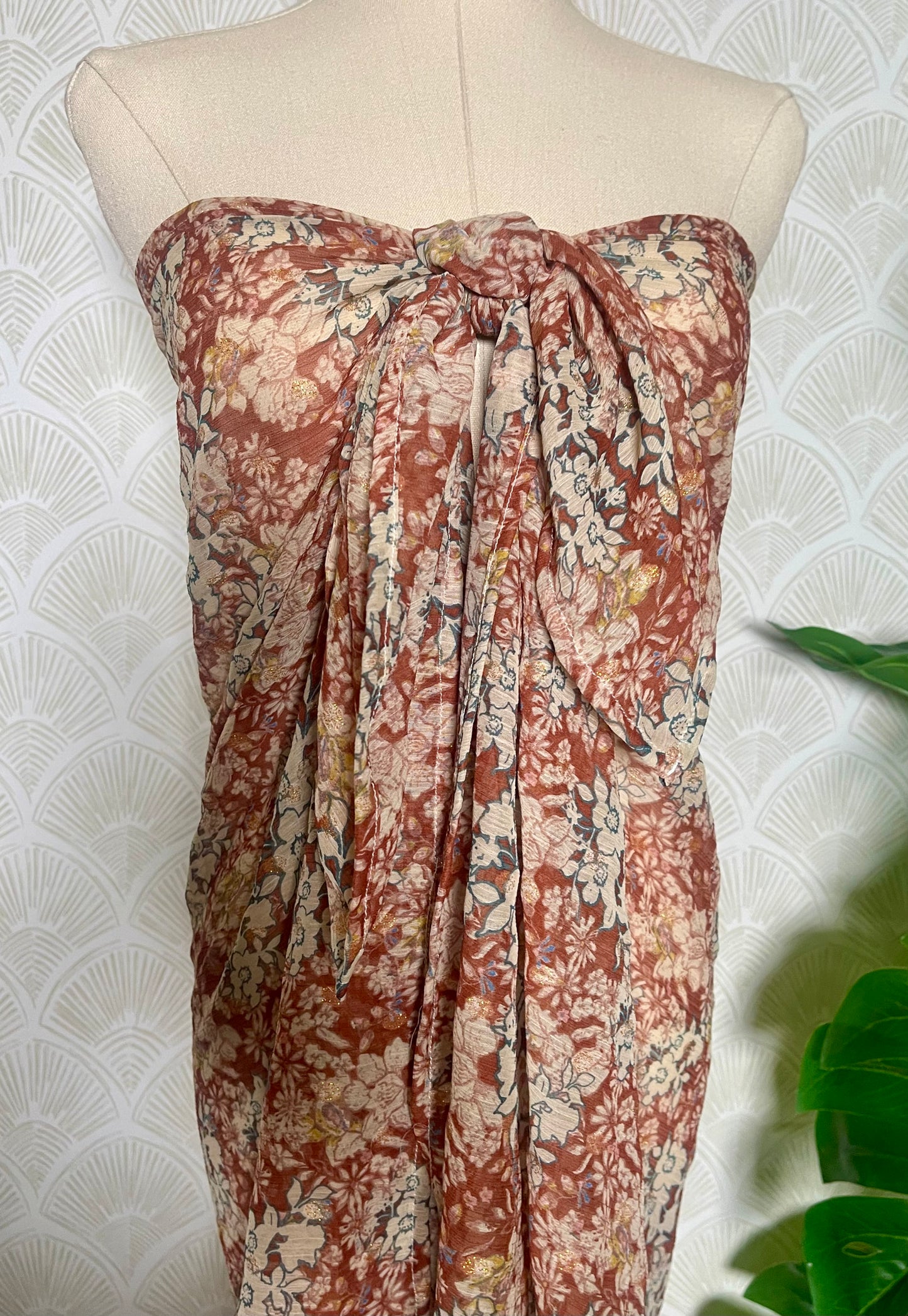 Terracotta Bloom Sarong