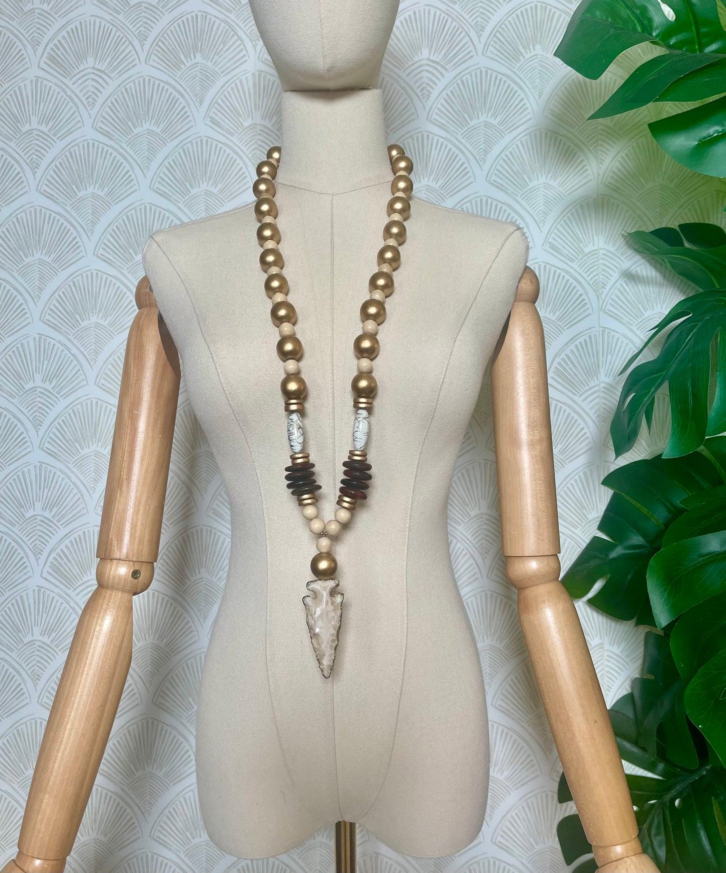 Natural Arrowhead Necklace