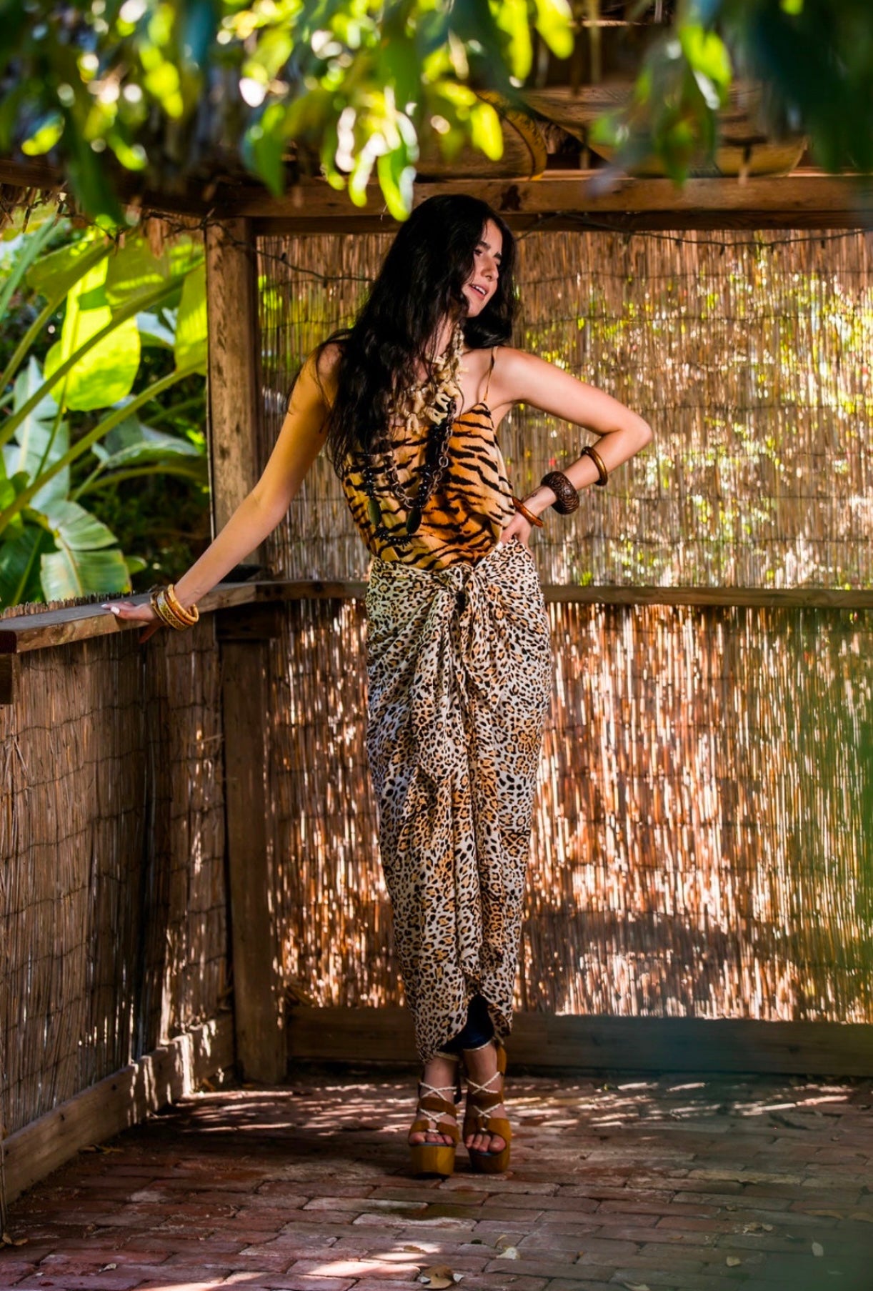 Animal Print Pareo-Large/XL