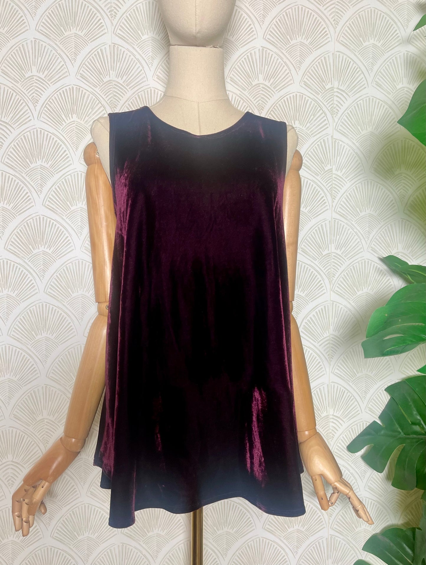 Swing Top in Violet Velvet