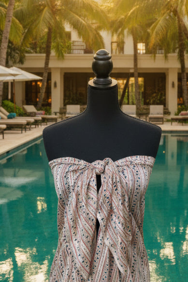 Morning Glory Sarong Scarf