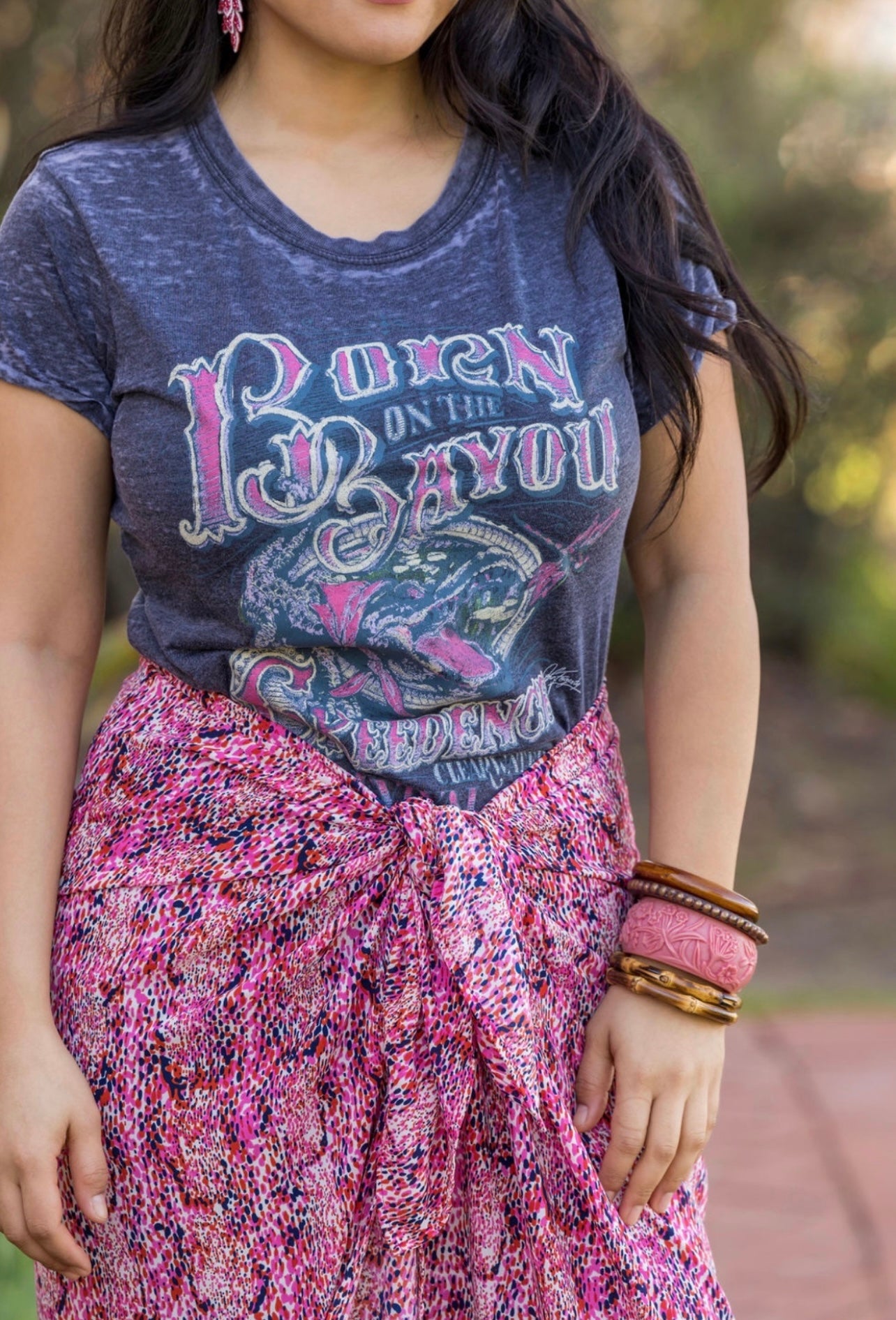 Pink Snake Sarong Scarf