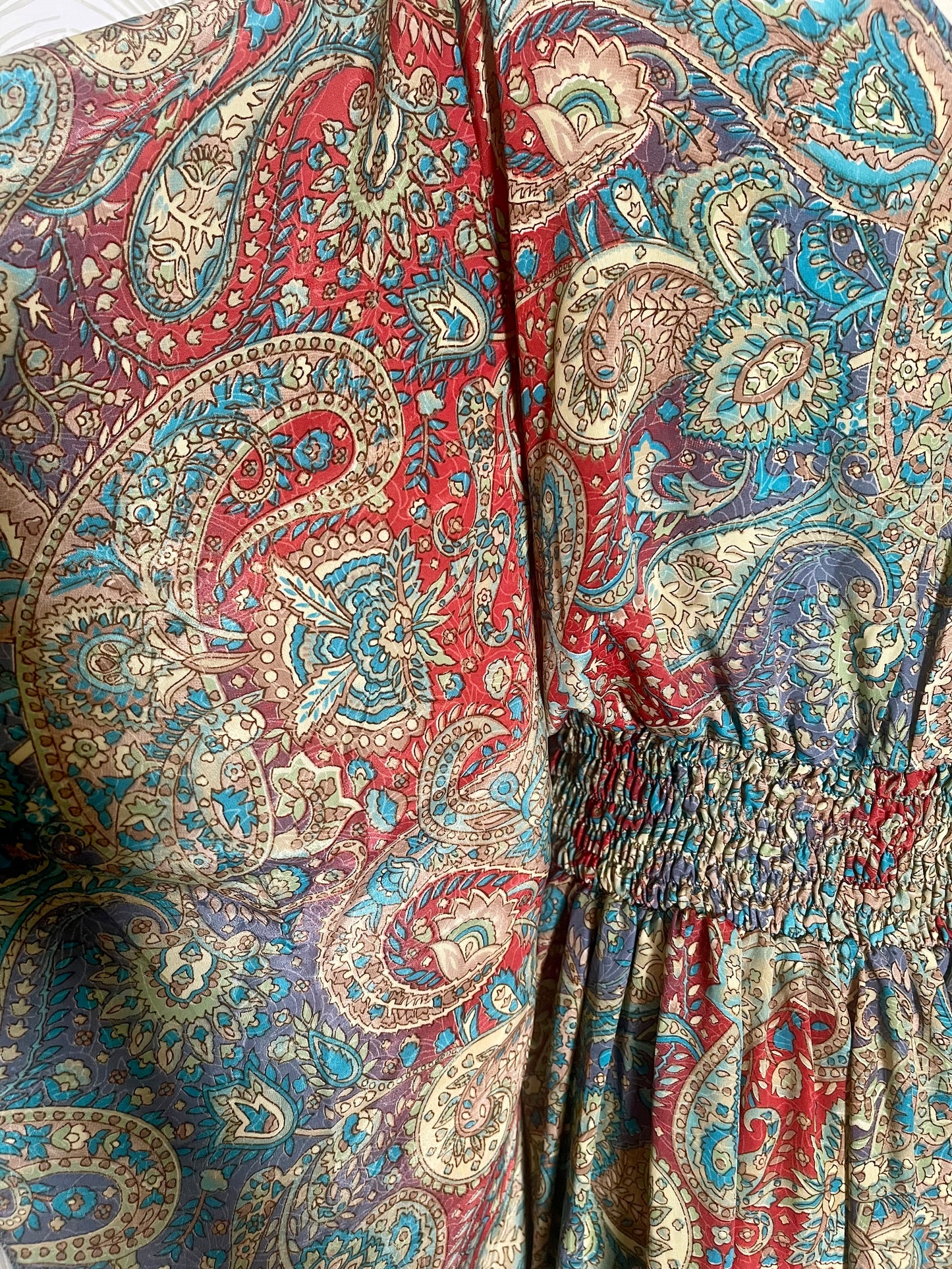Red Paisley Dress