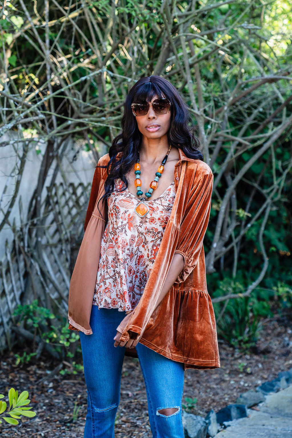 Silky Swing Camisole in Persimmon