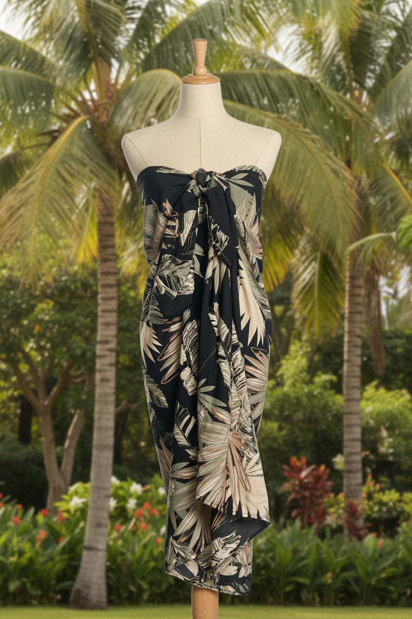 Tropic After Dark Sarong