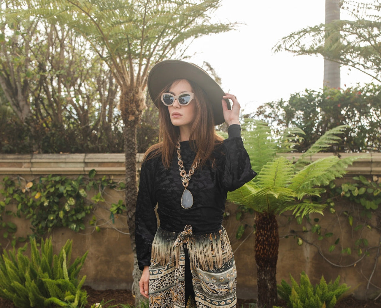 Panther Fringe 2 Way Top