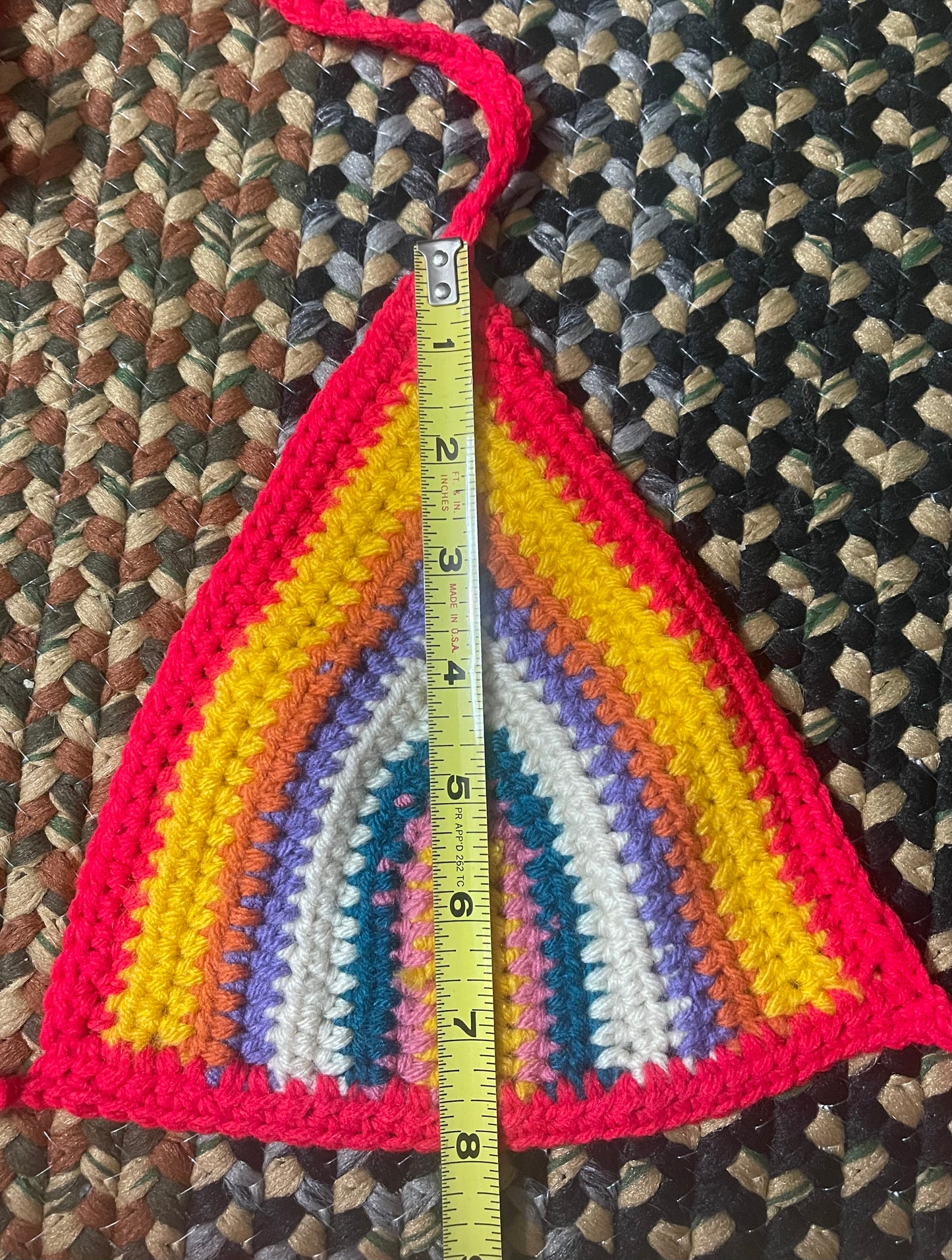 Handmade Festival Top in Red Stripe