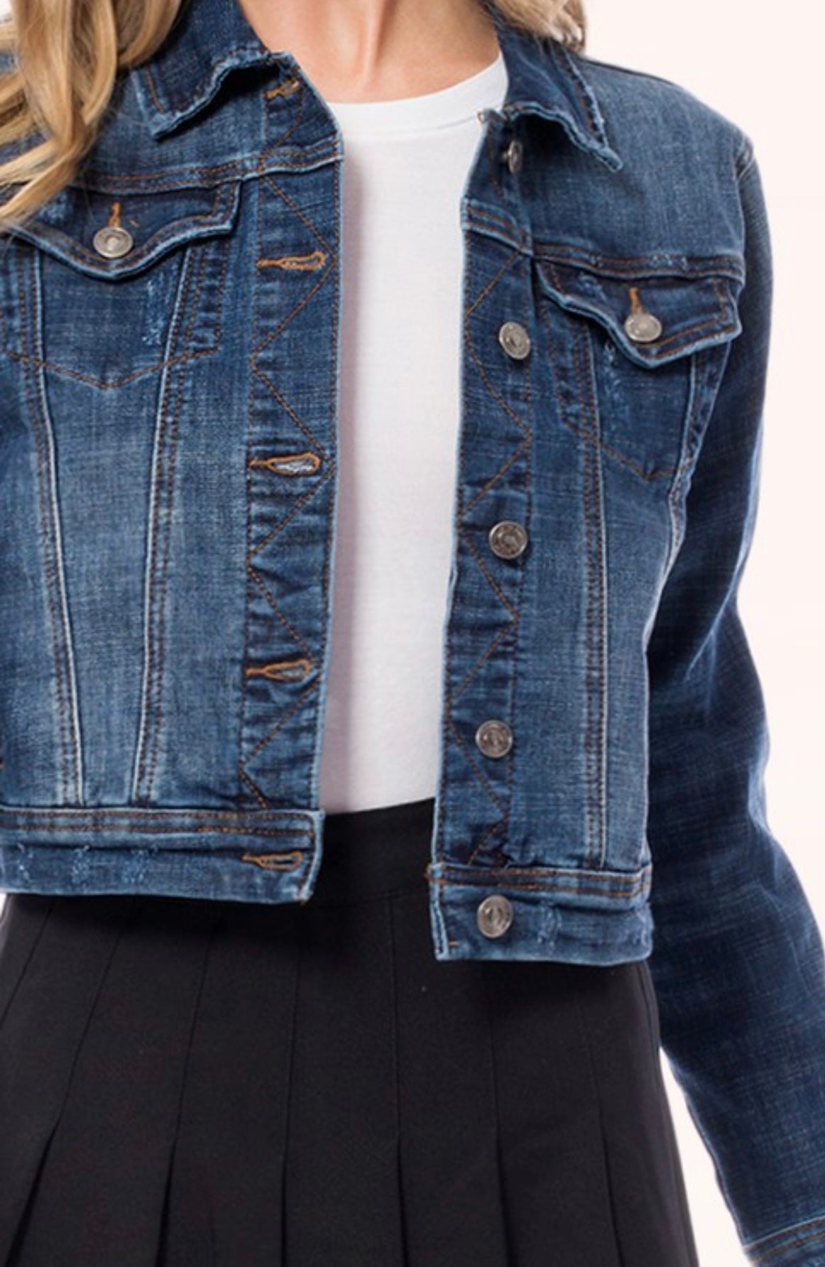 Denim Jacket in Dark Wash