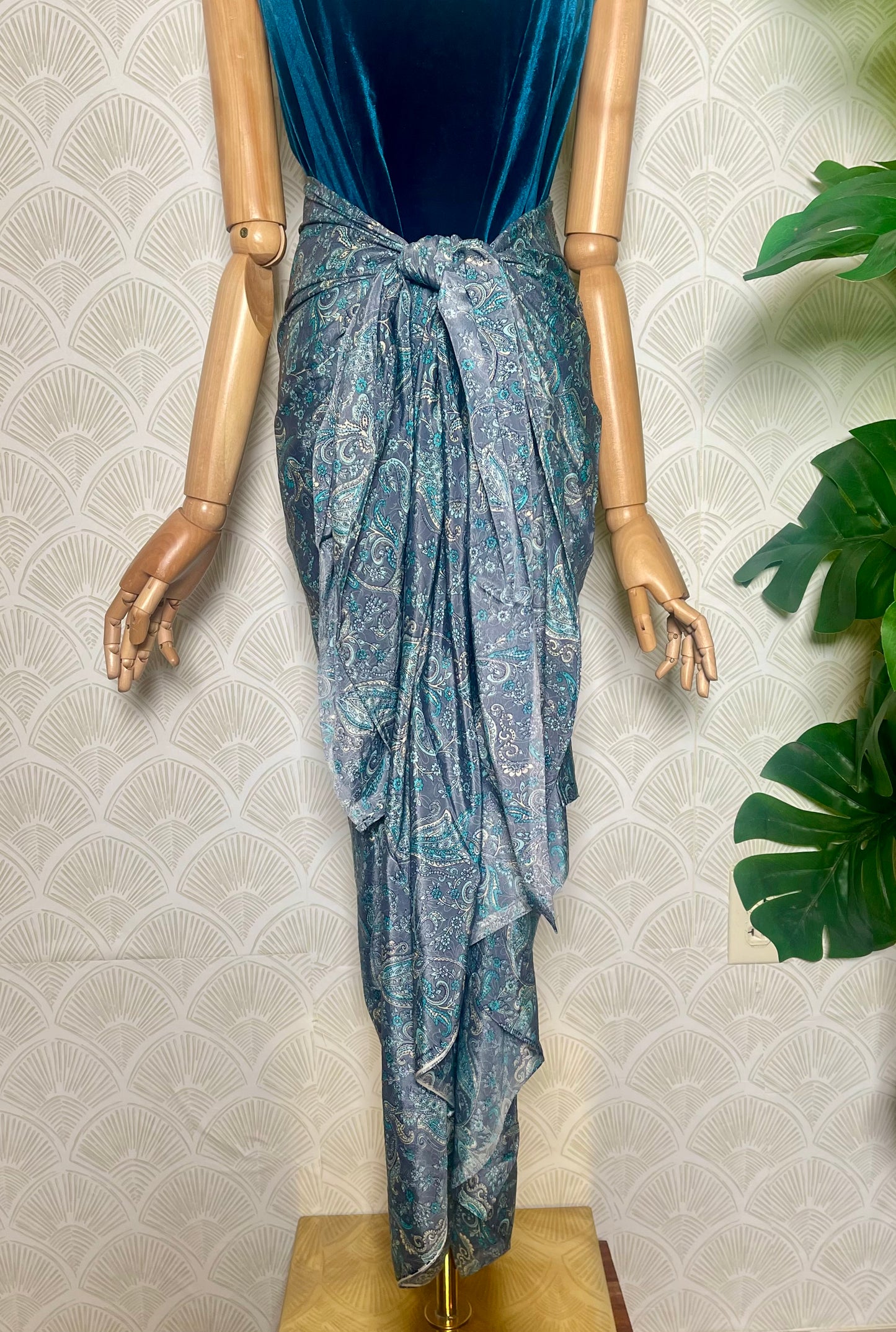 Misty Blues Pareo-Large/XL