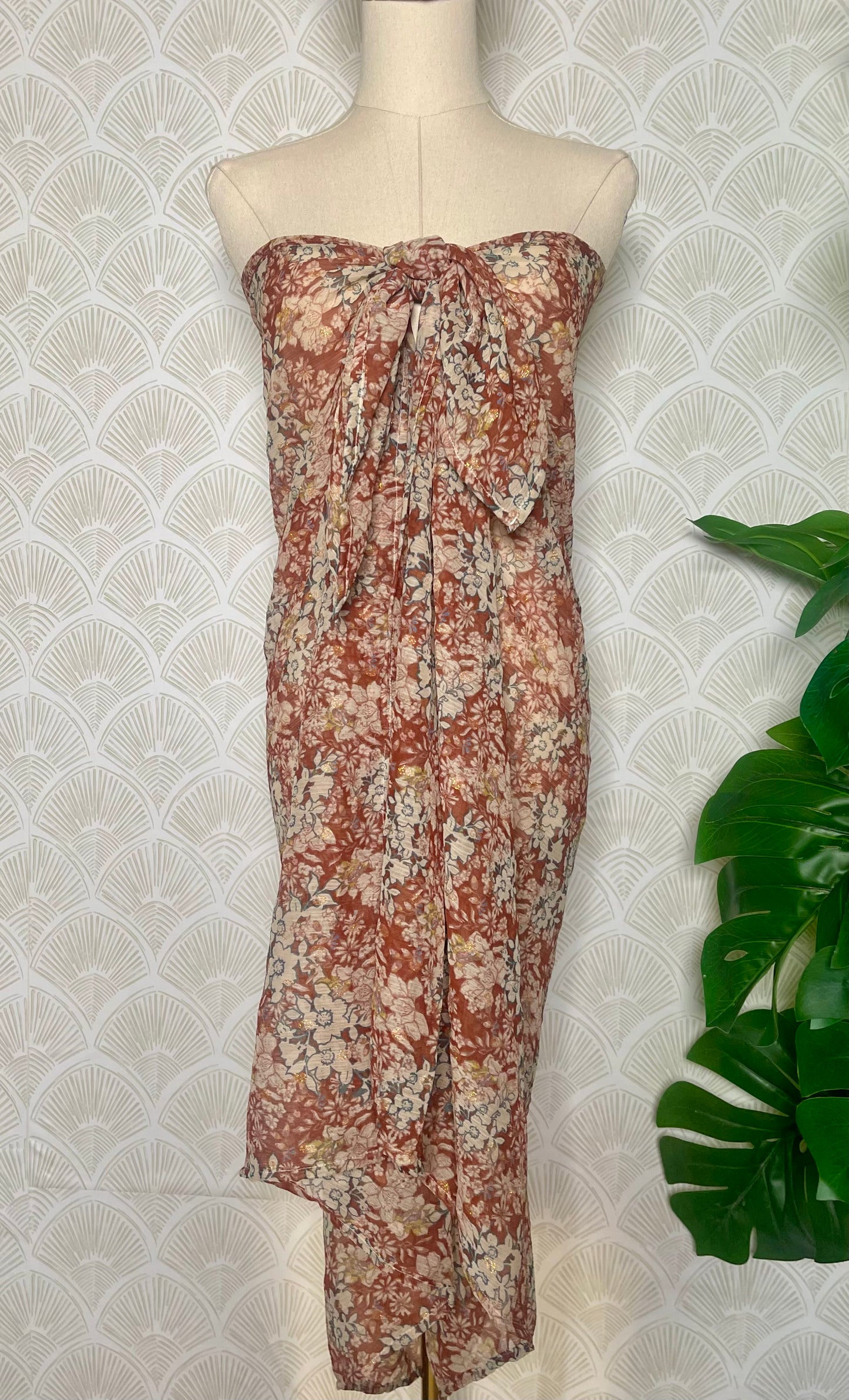 Terracotta Bloom Sarong