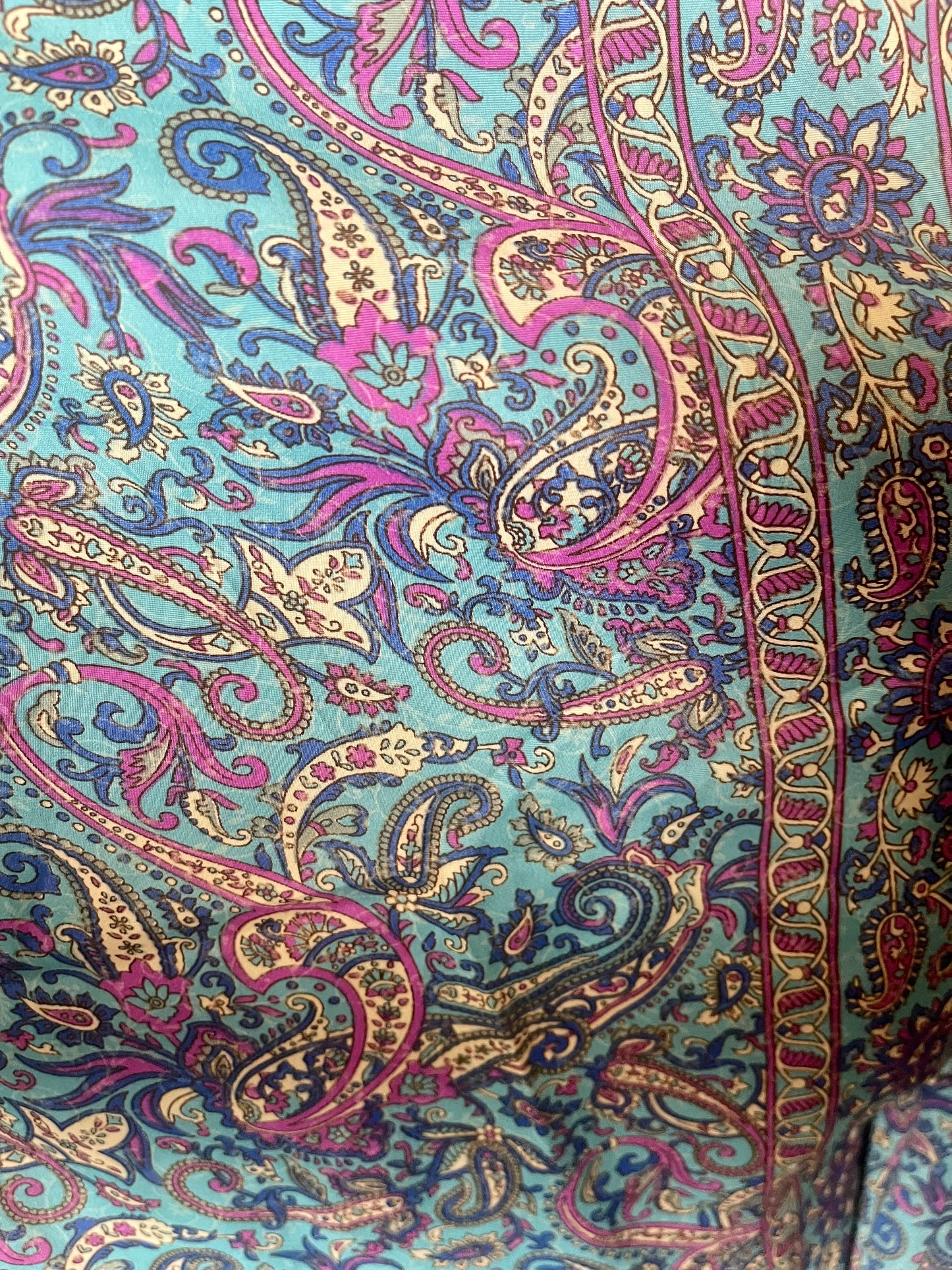 Blue Paisley Dress