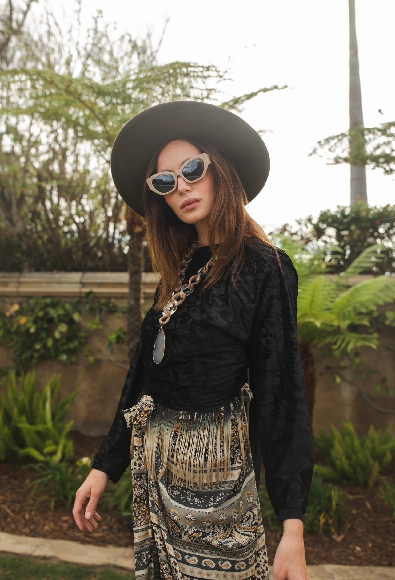 Panther Fringe 2 Way Top