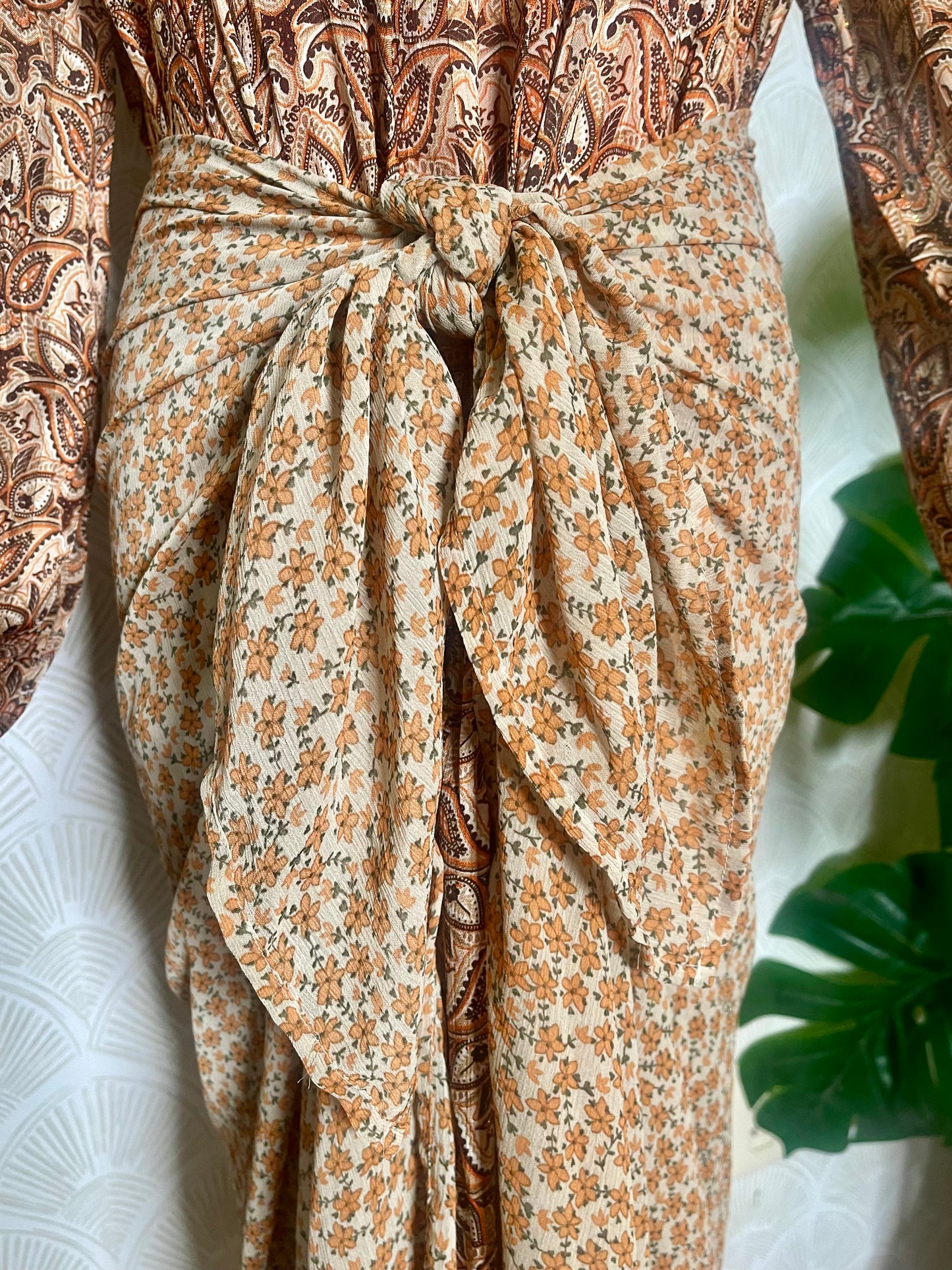 Retro Bloom Sarong Scarf