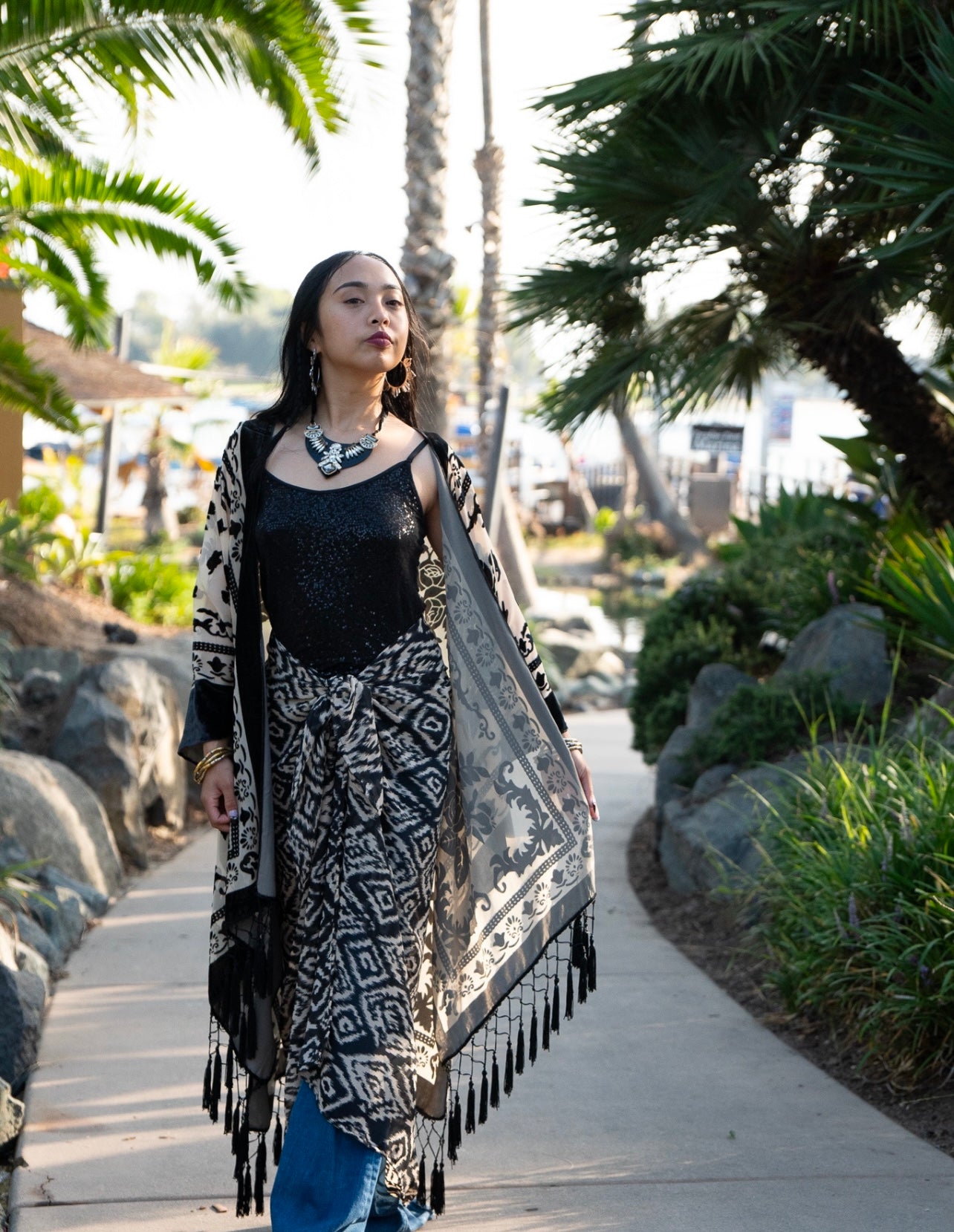 Ikat Sarong Scarf