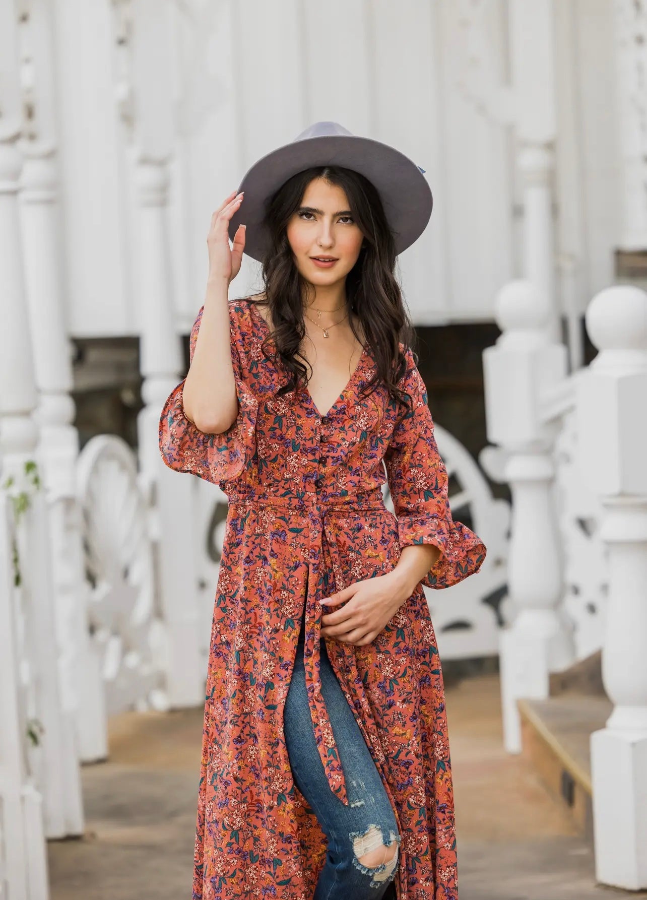 Prairie Flora Dressing Gown by Jennafer Grace