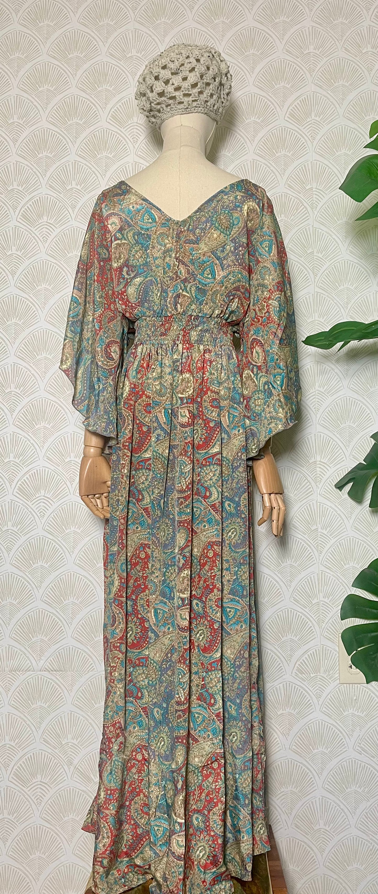 Red Paisley Dress