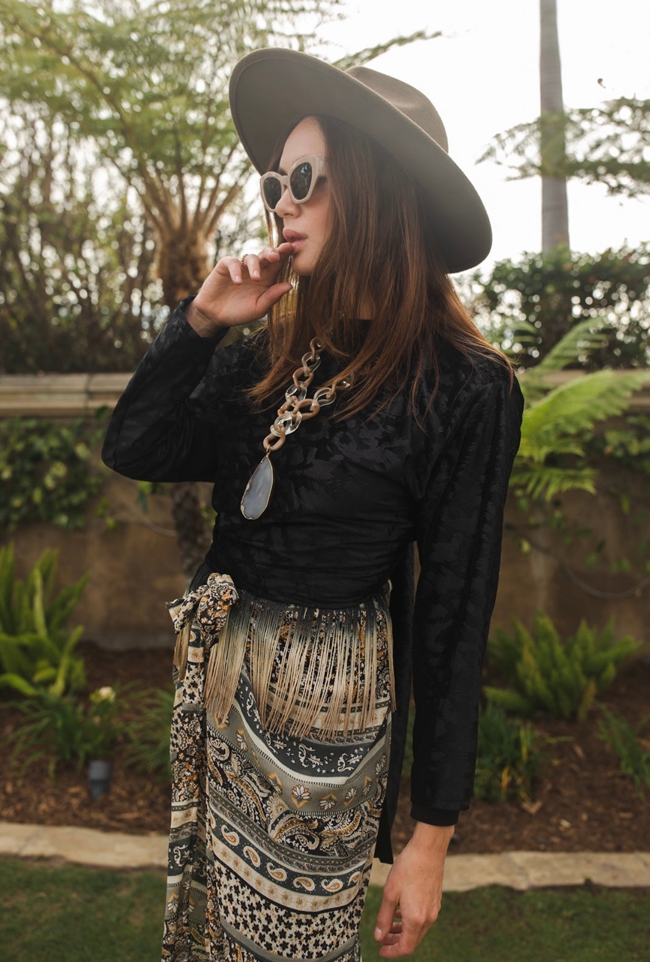 Panther Fringe 2 Way Top