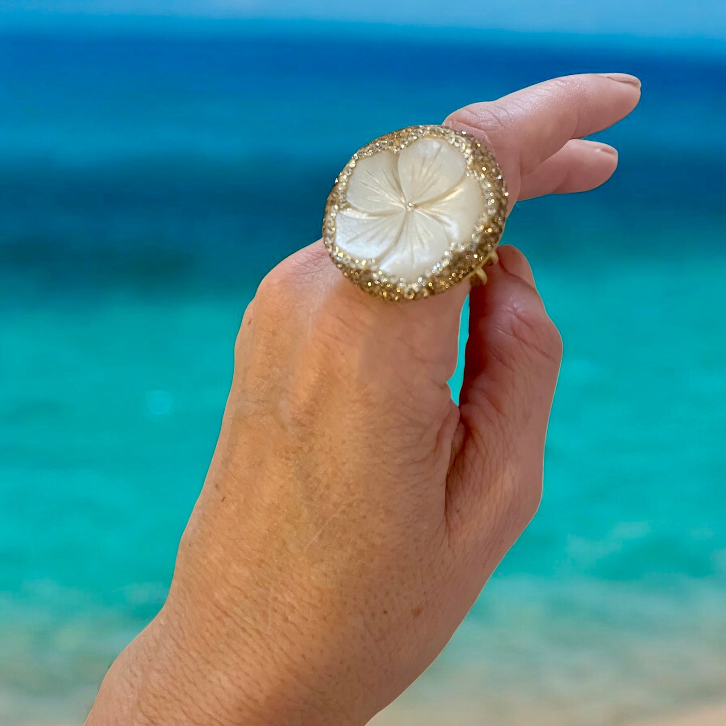 Plumeria Ring