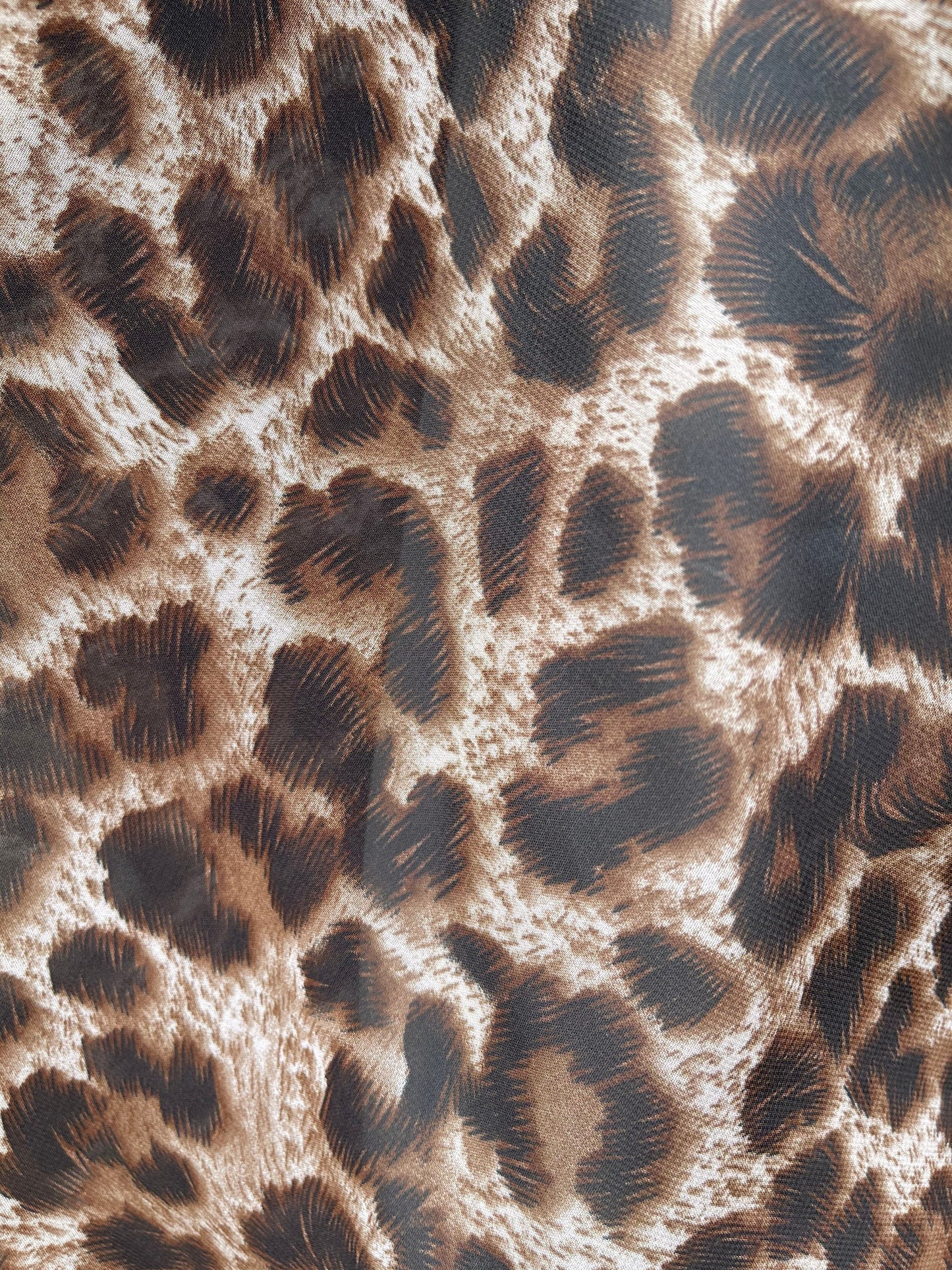Bold Leopard Print Sarong Scarf
