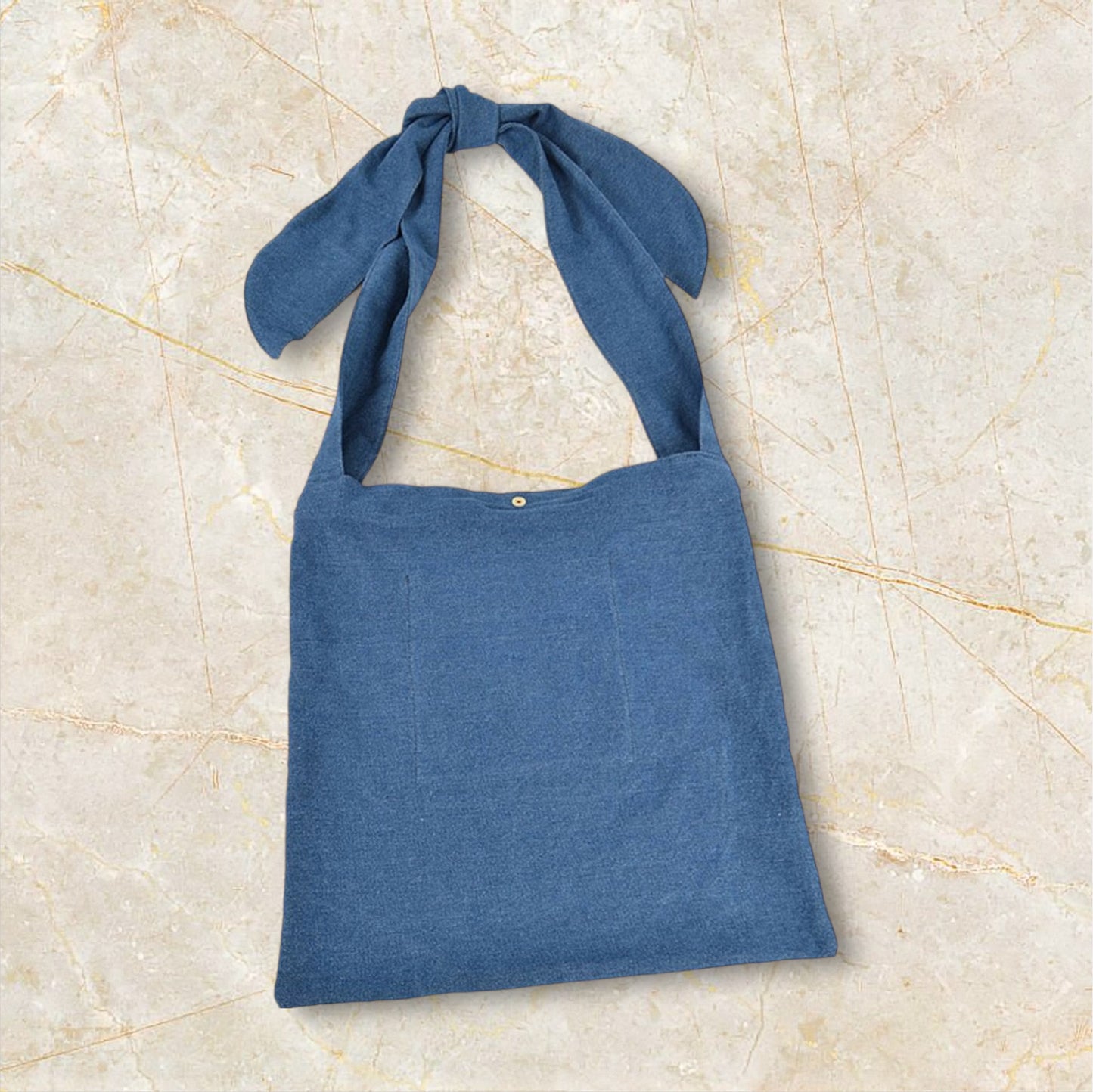 Denim Bandana Print Bag