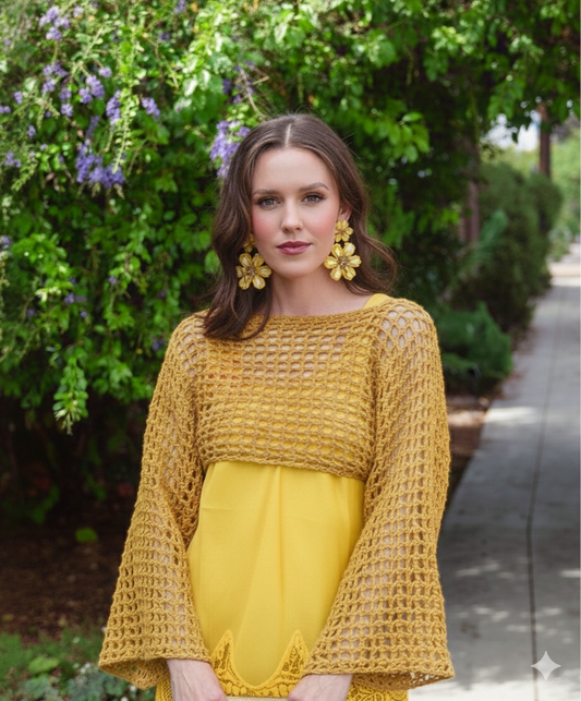 Handmade Layering Top in Yellow