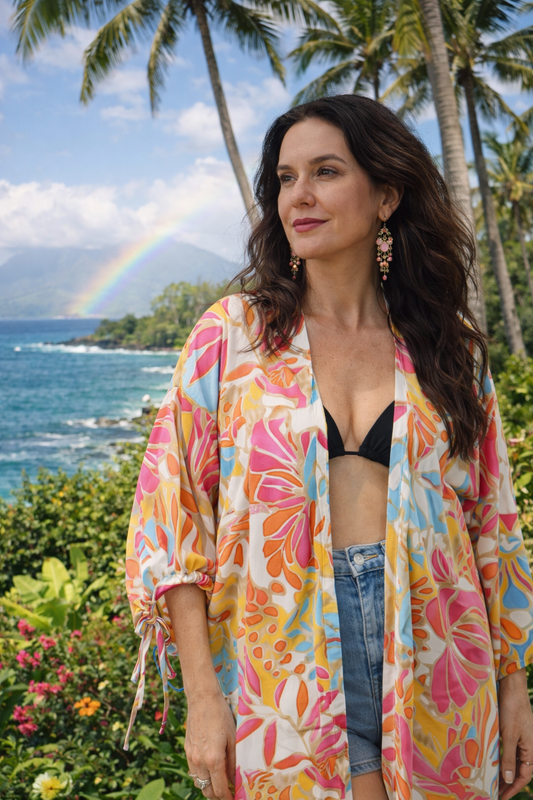 Petal Breeze Kimono