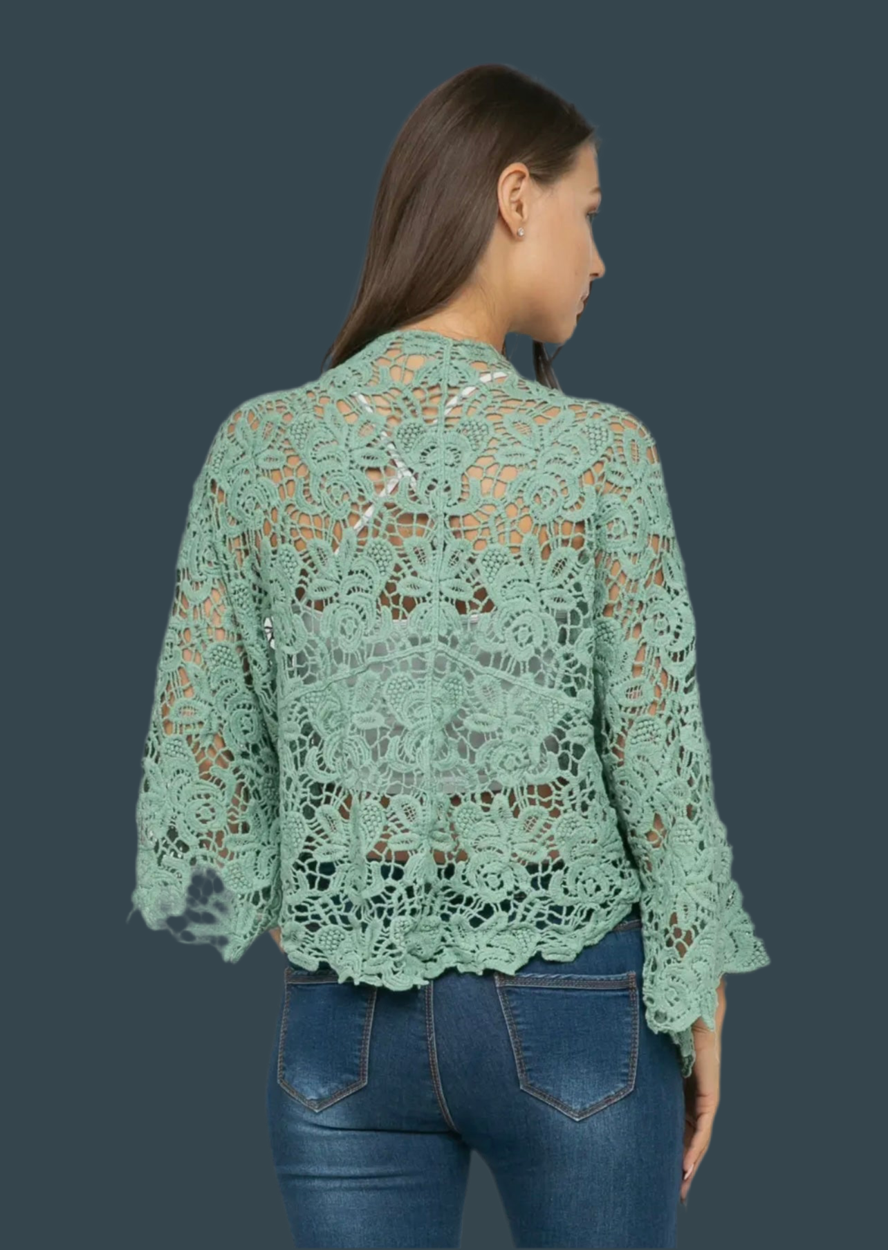 Mint Crochet Wrap