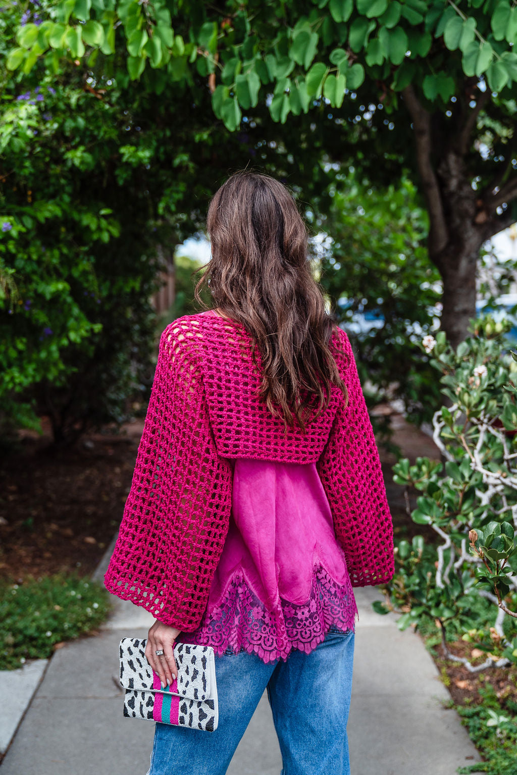 Pink Crochet Top