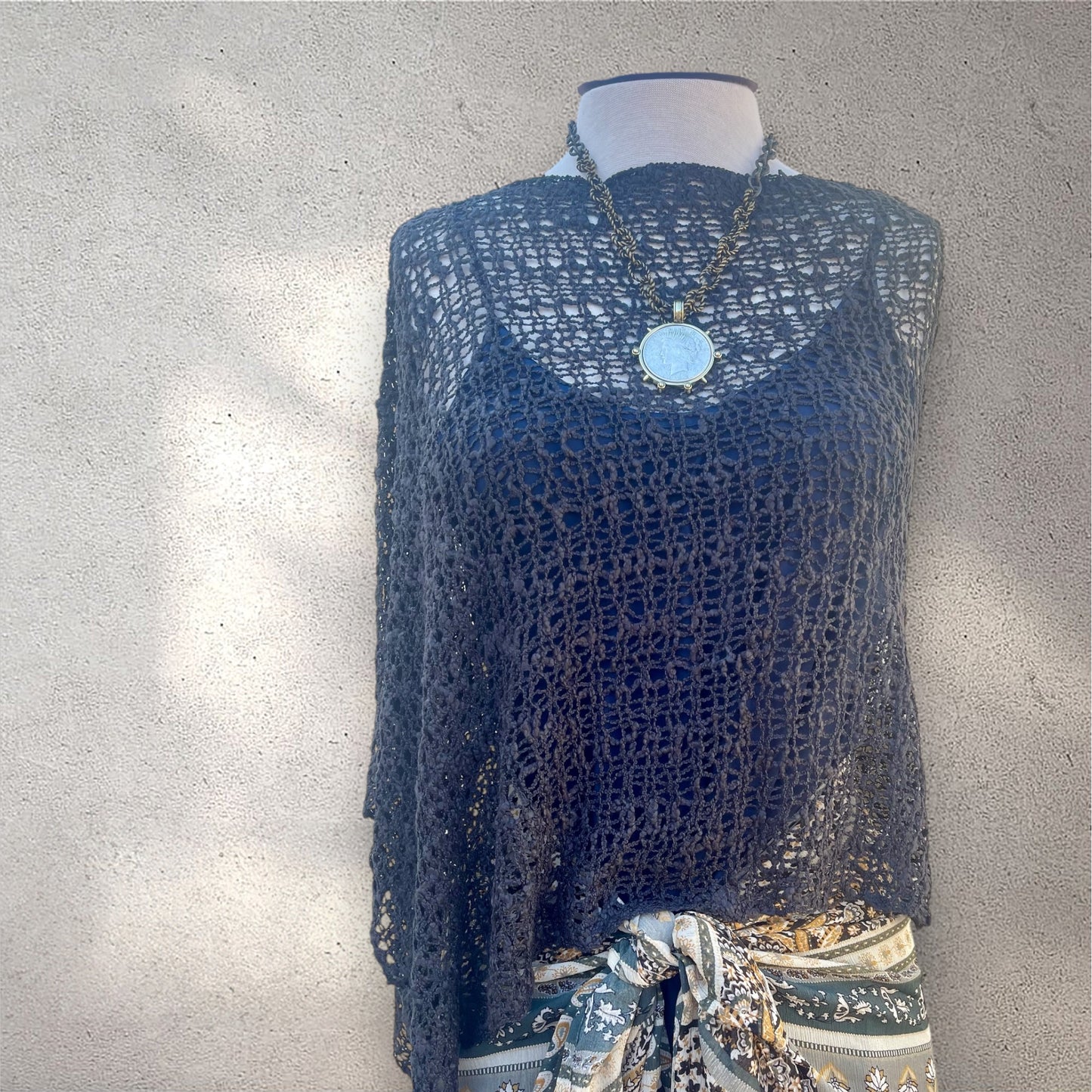 Knitty Poncho