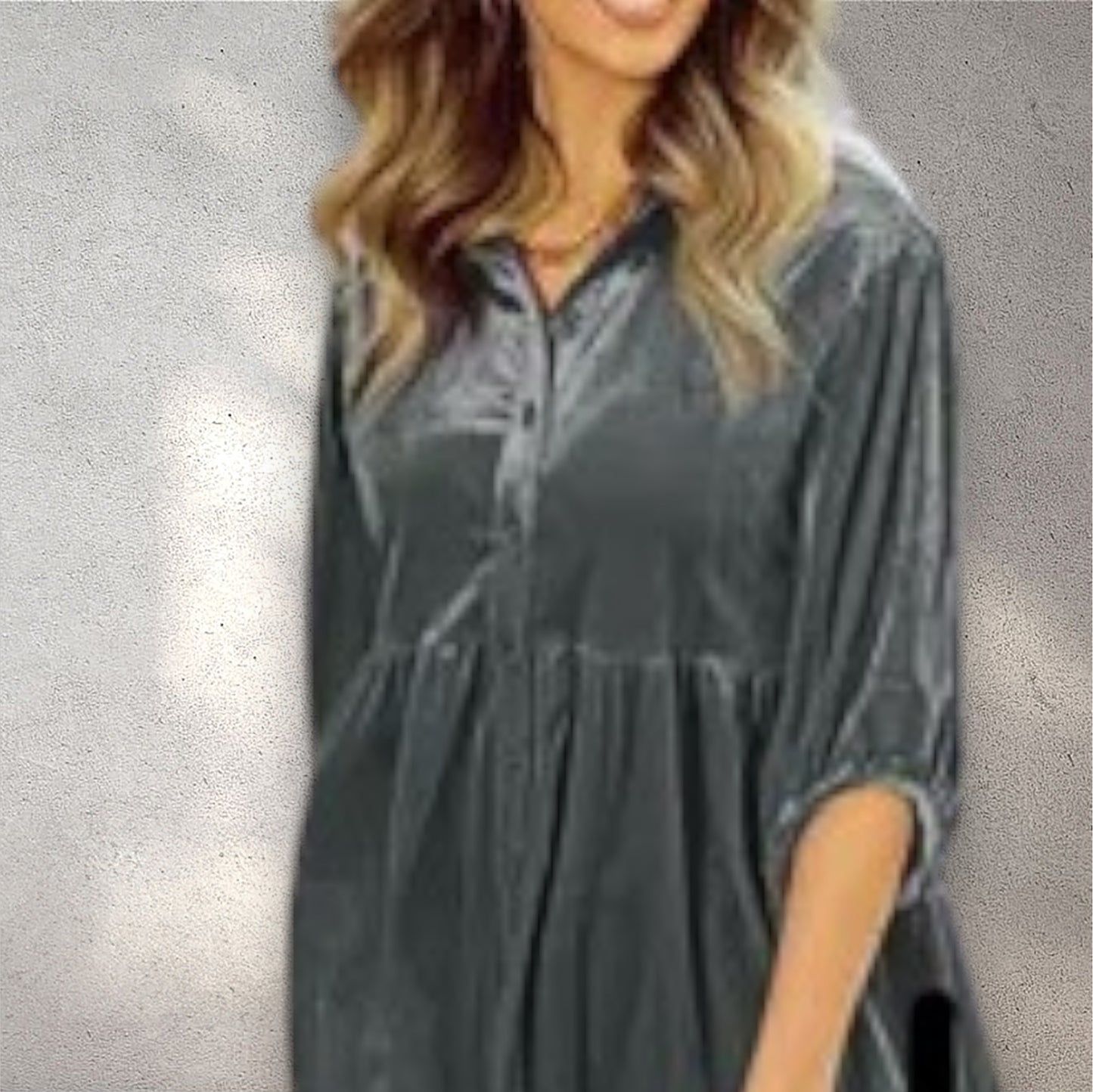 Babydoll Velvet Tunic