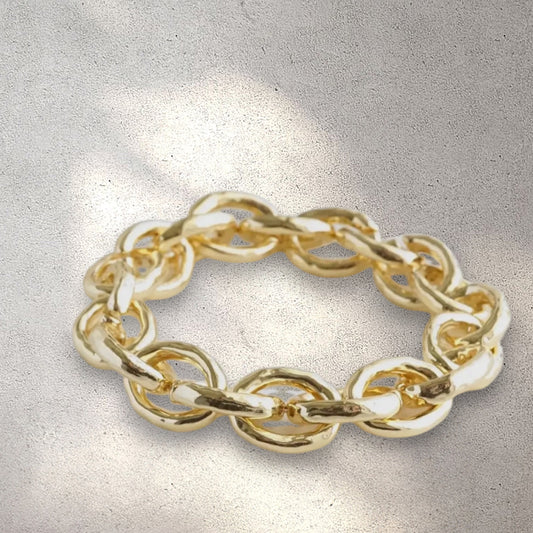 Gold Stretch Bracelet