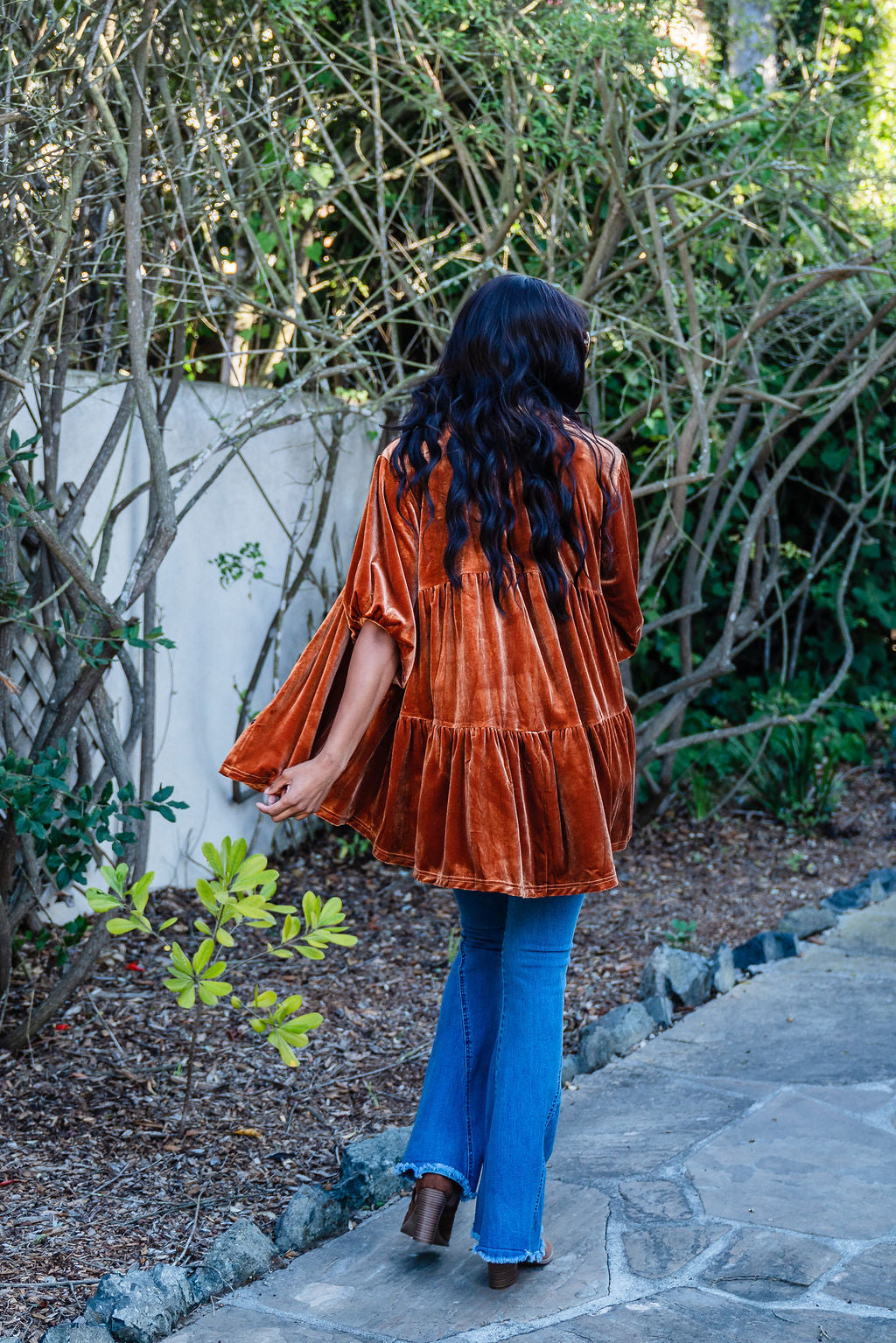 Babydoll Velvet Tunic