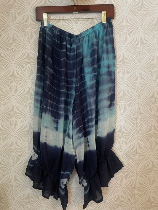 Bloomers in Blue Tie Dye