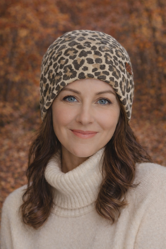 Beanie in Leopard Print