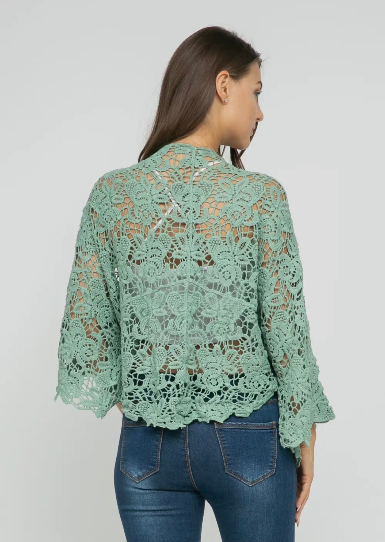 Mint Crochet Wrap