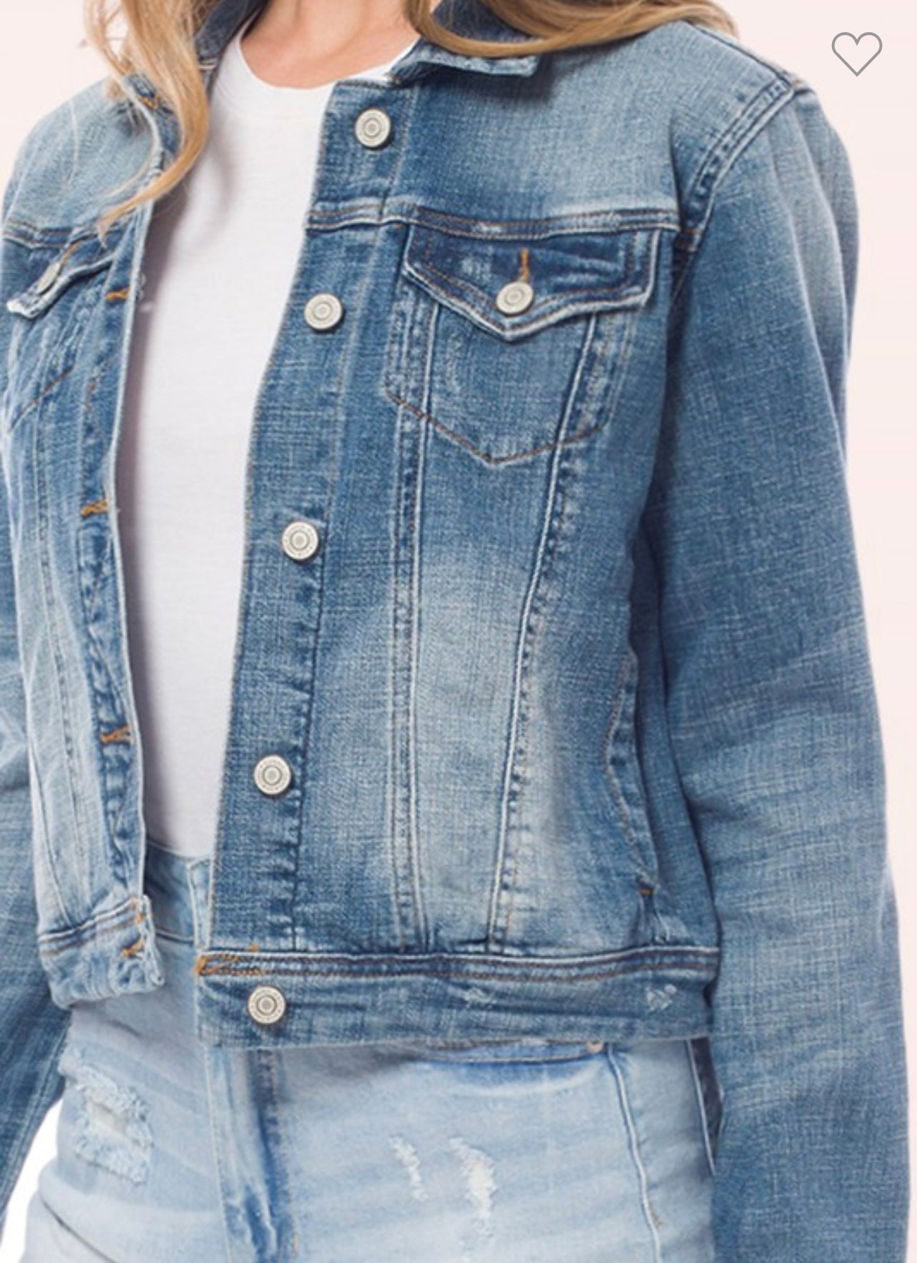 Denim Jacket in Light Wash
