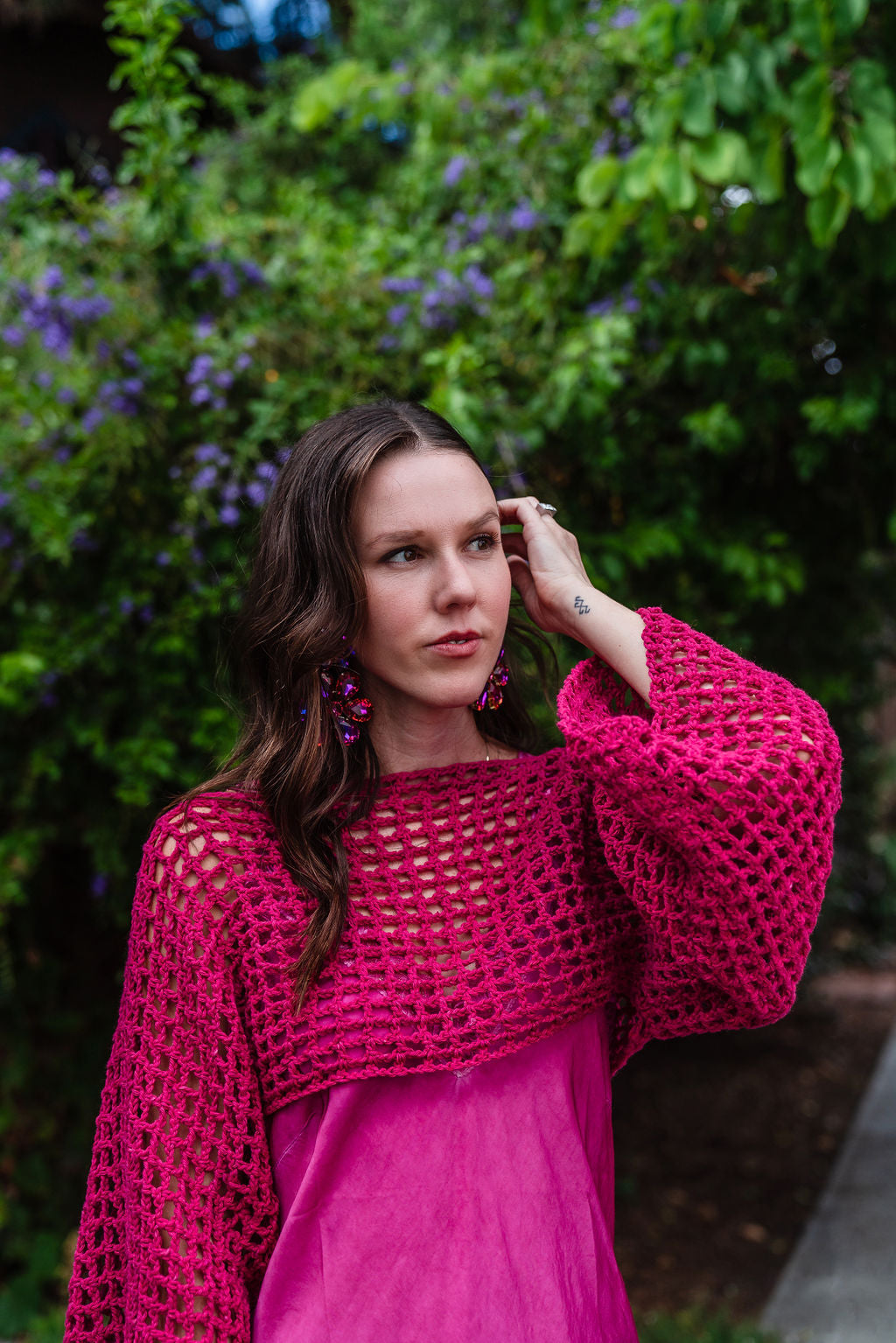 Pink Crochet Top