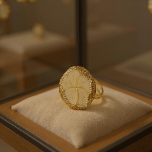 Plumeria Ring