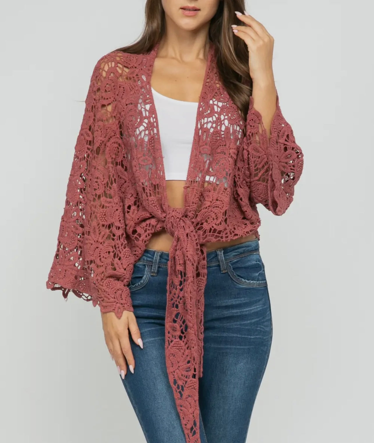 Rose Crochet Wrap
