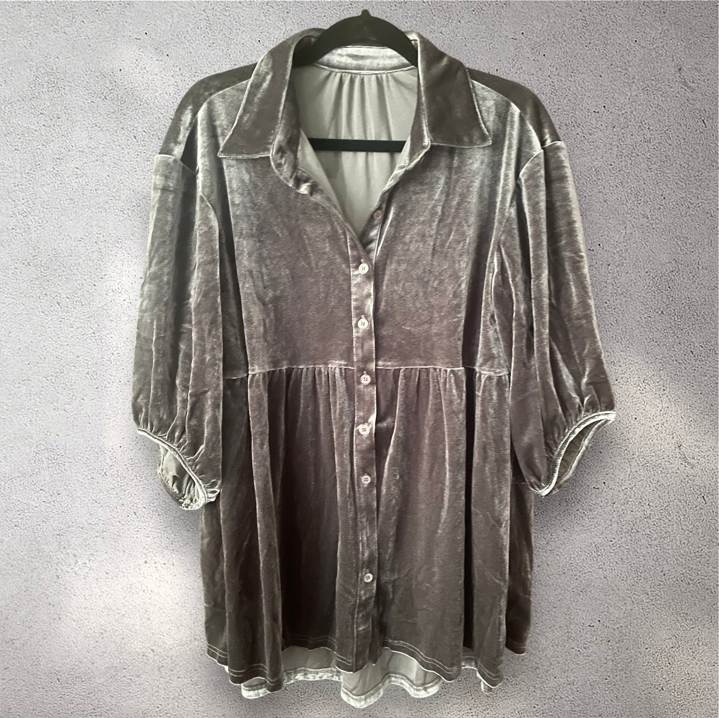 Babydoll Velvet Tunic