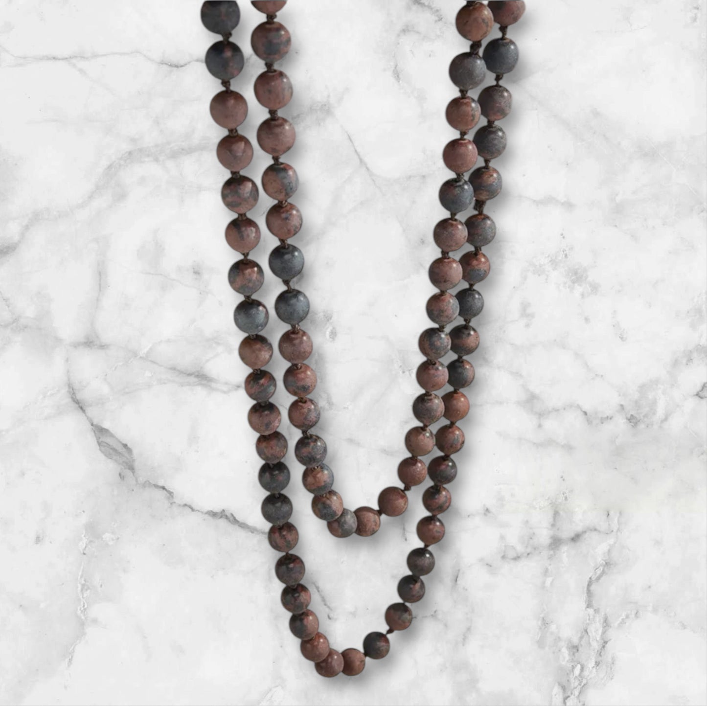 Mahogany Stone Necklace