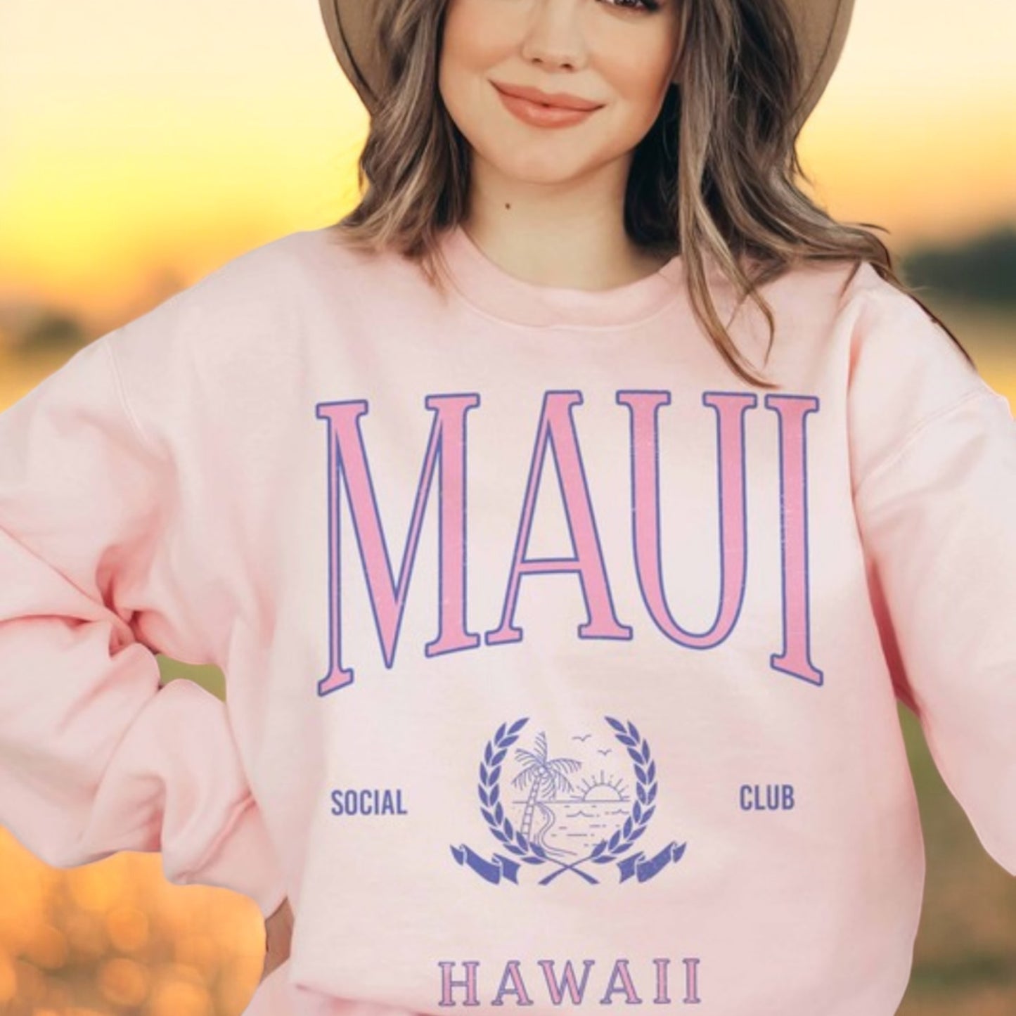 Pink Maui Sweatshirt