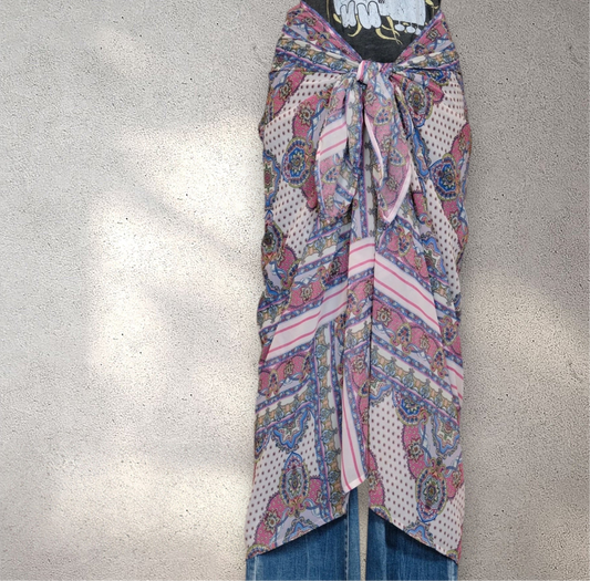 Pink Pendry Sarong Scarf