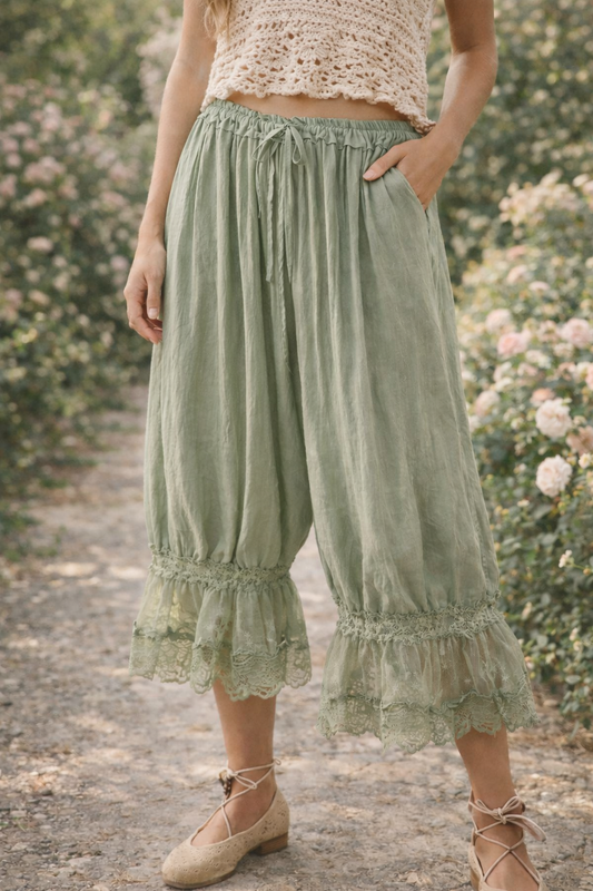 Bloomers in Green