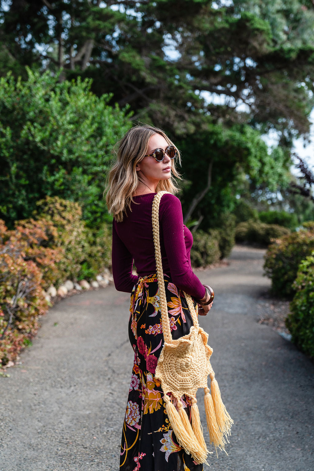 Boho Sun Bag in Butter Yellow