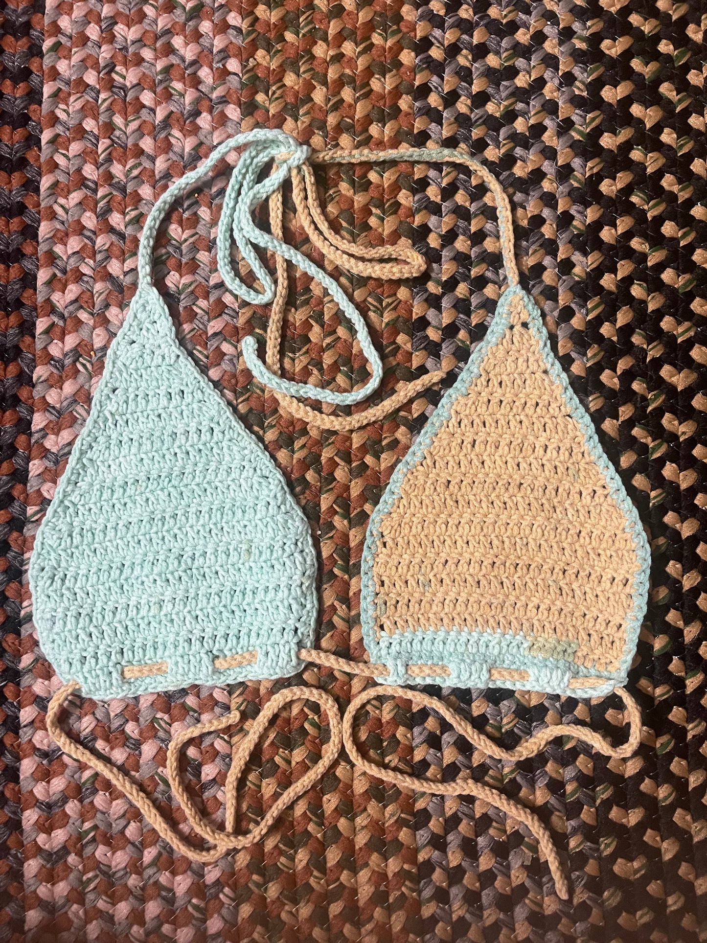 Handmade Festival Top in Color Block