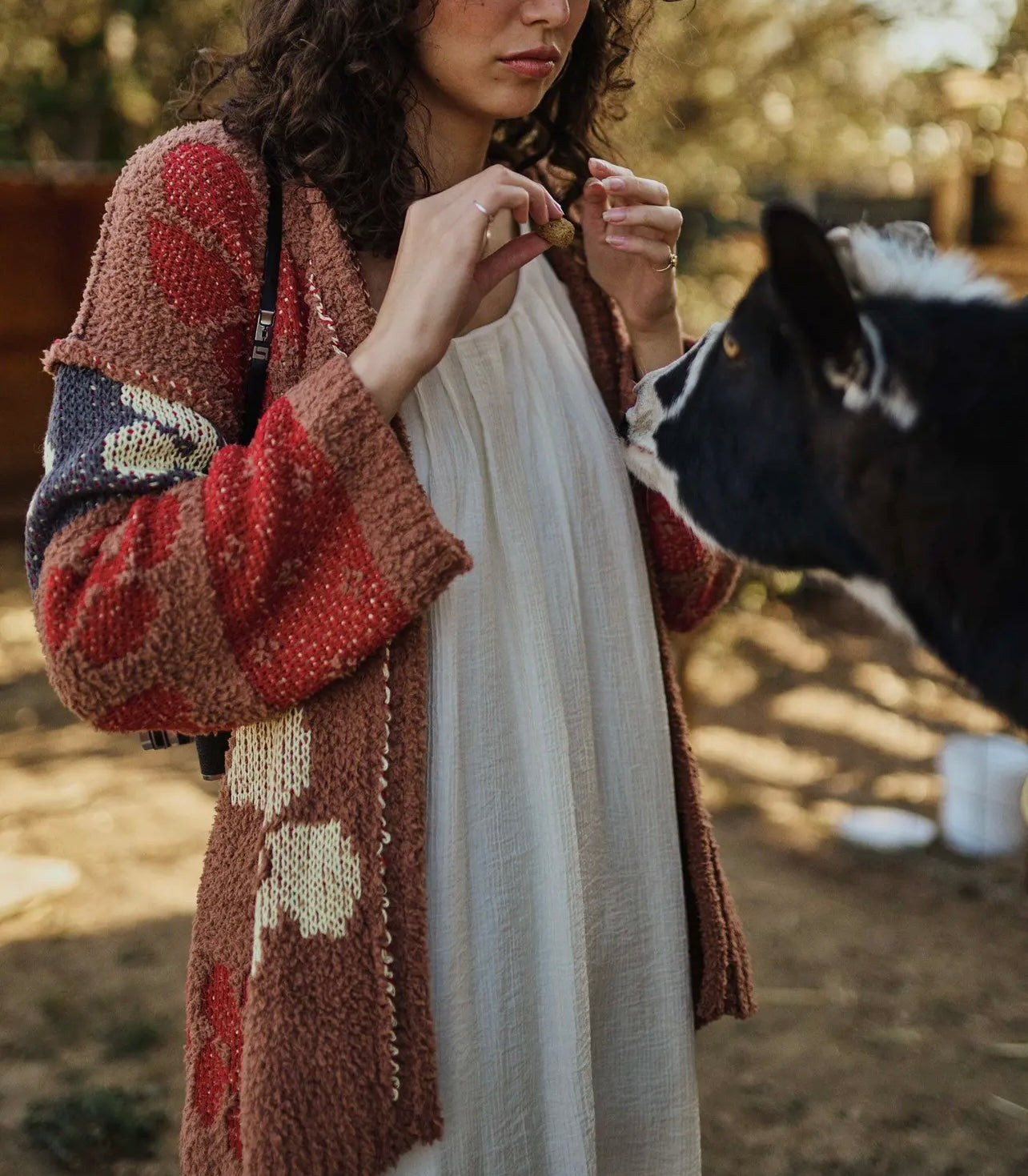 Oversized Daisy Cardigan
