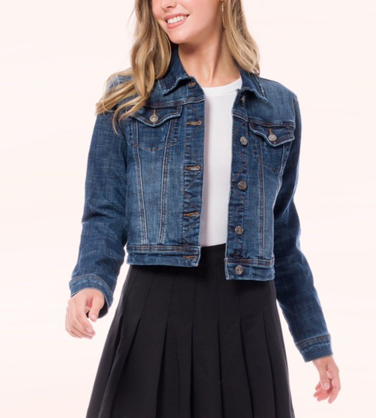 Denim Jacket in Dark Wash