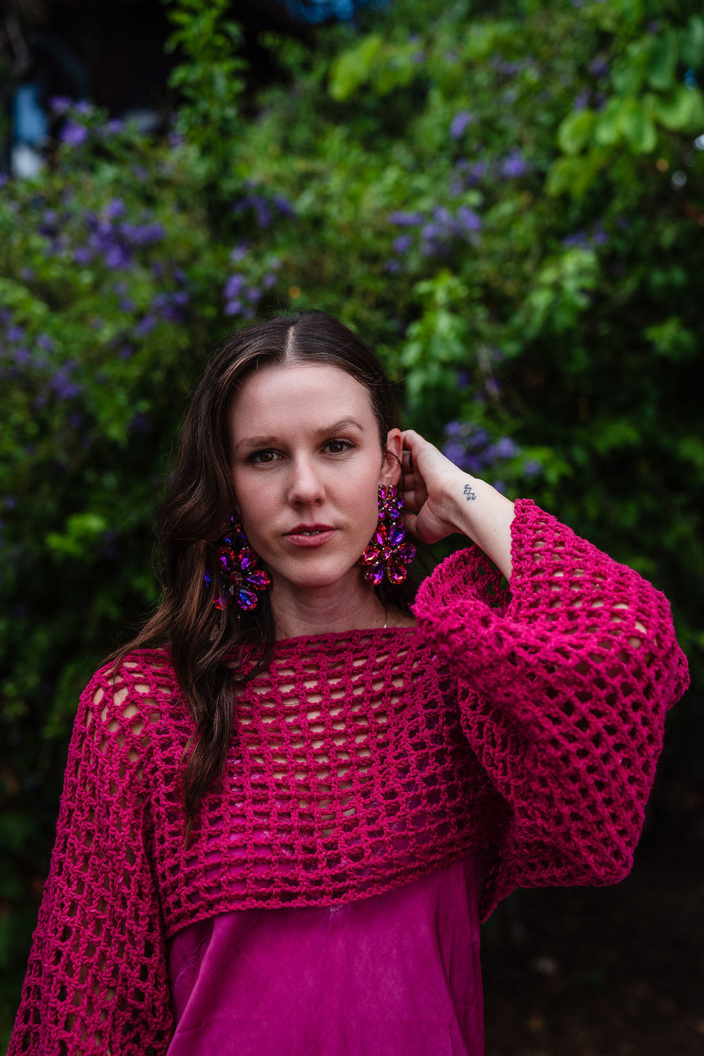 Pink Crochet Top